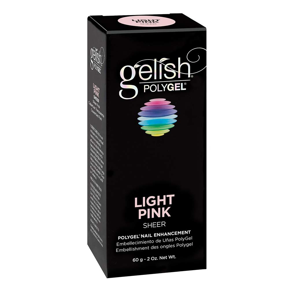Gelish PolyGel Brand Nail Enhancement, Light Pink 2 Oz - Universal Nail Supplies
