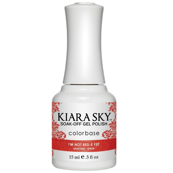 Kiara Sky Gel Polish - I'm Not Red-E Yet #G424 - Universal Nail Supplies