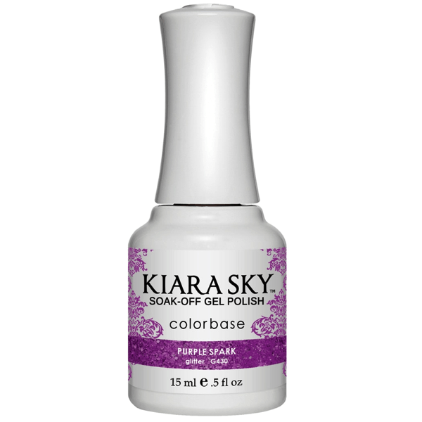 Kiara Sky Gel Polish - Purple Spark #G430 - Universal Nail Supplies