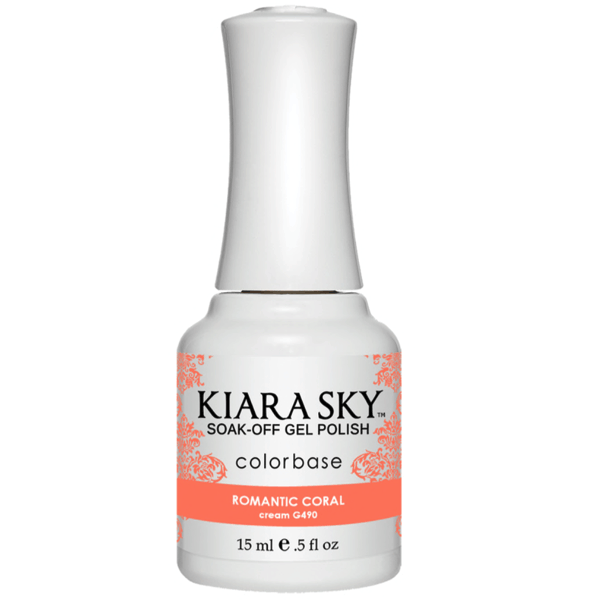 Kiara Sky Gel Polish - Romantic Coral #G490 - Universal Nail Supplies