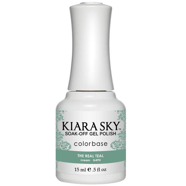 Kiara Sky Gel Polish - The Real Teal #G493 - Universal Nail Supplies