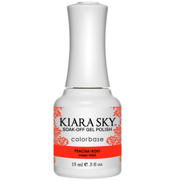 Kiara Sky Gel Polish - Peach-A-Roo #G562 - Universal Nail Supplies