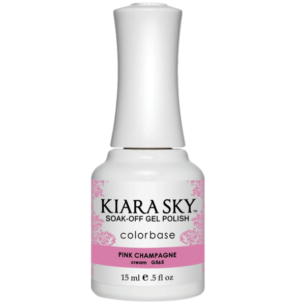 Kiara Sky Gel Polish - Pink Champagne #G565 - Universal Nail Supplies