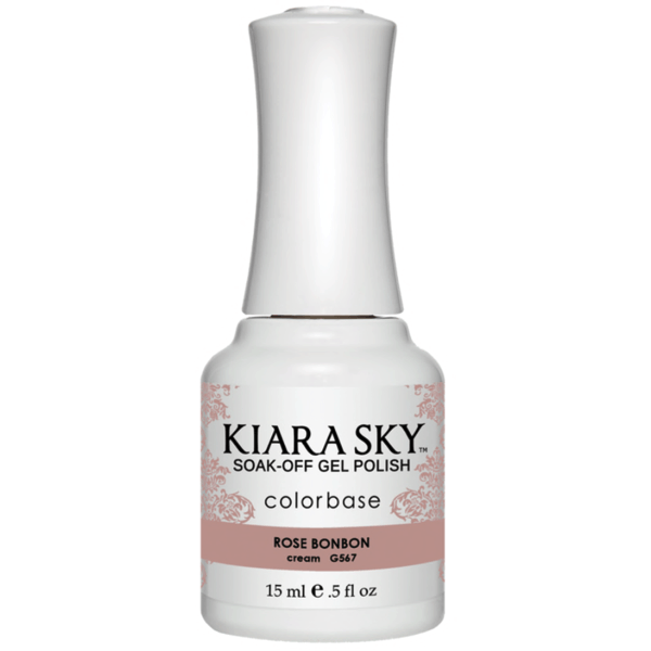 Kiara Sky Gel Polish - Rose Bonbon #G567 - Universal Nail Supplies