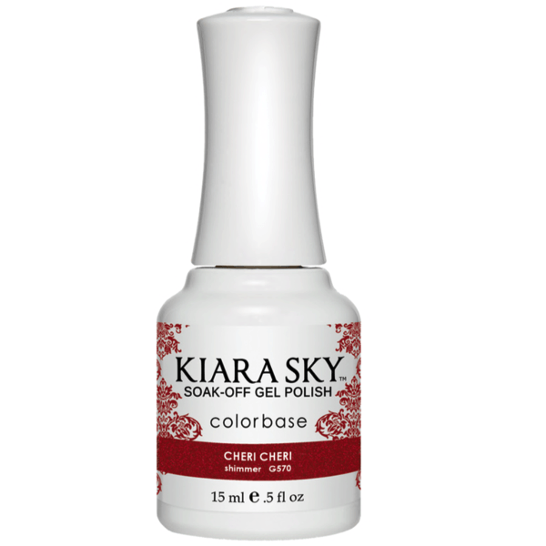 Kiara Sky Gel Polish - Cheri Cheri #G570 - Universal Nail Supplies