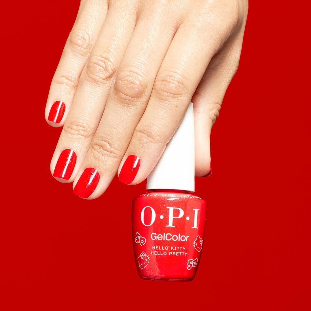 OPI GelColor + Matching Lacquer Supercute Color HK04