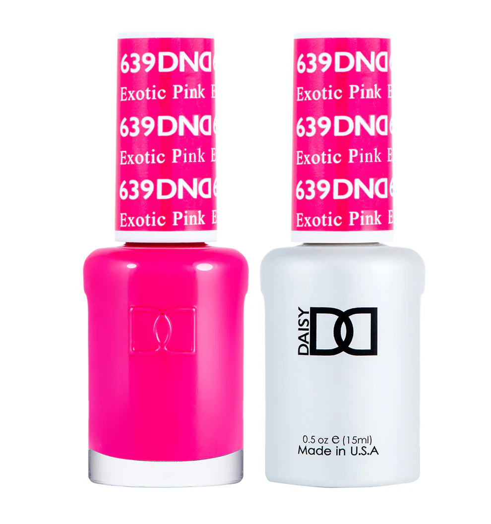 DND Daisy Gel Duo - Exotic Pink #639 - Universal Nail Supplies
