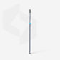 Diamond nail drill bit, rounded "bud" , blue, head diameter 1.6 mm/ working part 3.4 mm image 1