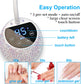 UNS UV flexible LED nail glitter lamp with digital timer for manicure and nail drill use