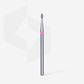 Diamond nail drill bit, rounded "bud" , red, head diameter 1.6 mm/ working part 3.4 mm (6 pcs) image 1
