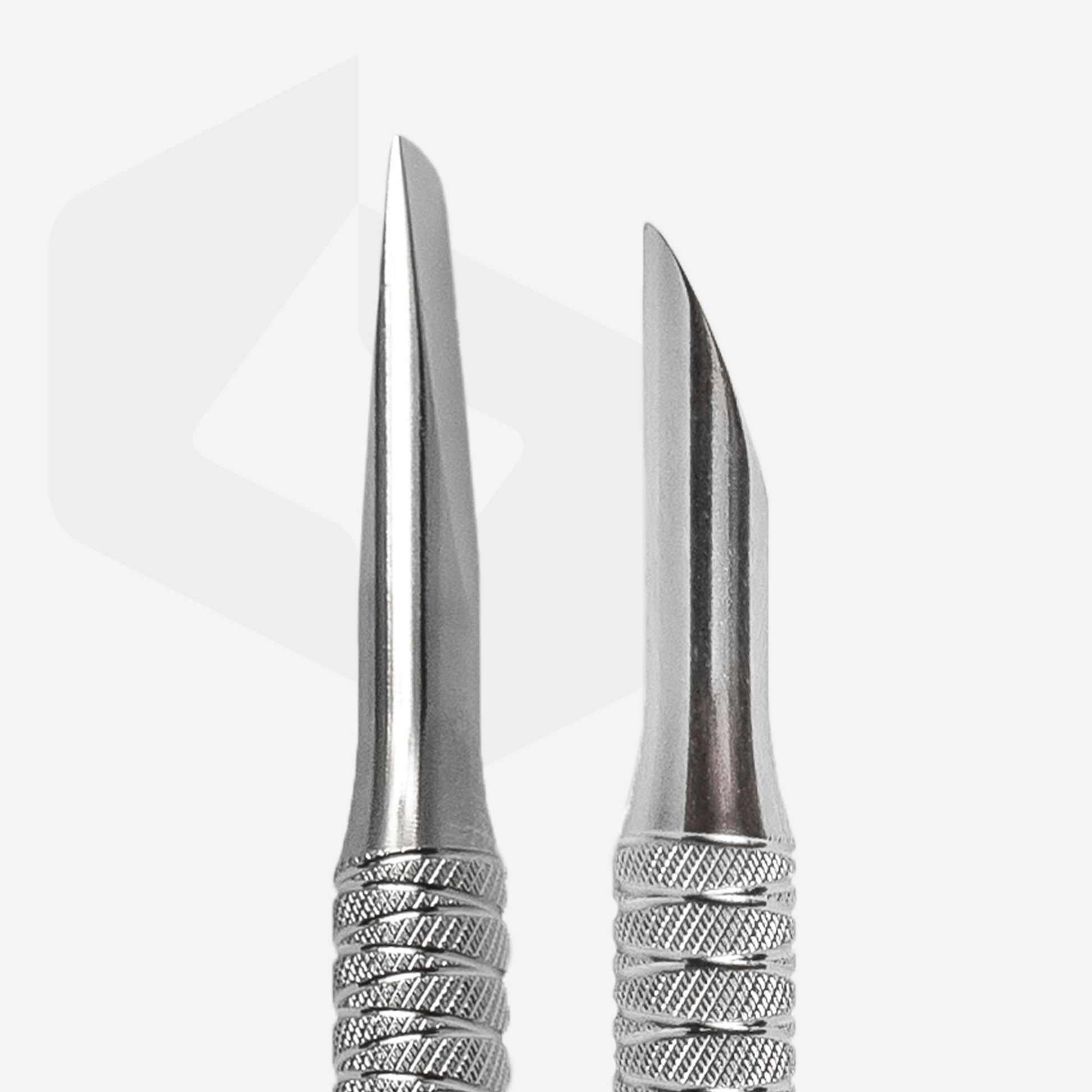 Manicure pusher EXPERT 90 TYPE 5 (slant pusher + straight pusher) image 1