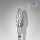 Carbide nail drill bit, "corn", blue, head diameter 6 mm/ working part 14 mm image 0