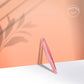 Eyebrow tweezers BEAUTY &amp; CARE 11 TYPE 3 (wide slant), pink colour image 0