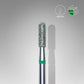 Diamond nail drill bit, rounded "cylinder", green, head diameter 2.3 mm/ working part 8 mm (6 pcs) image 0