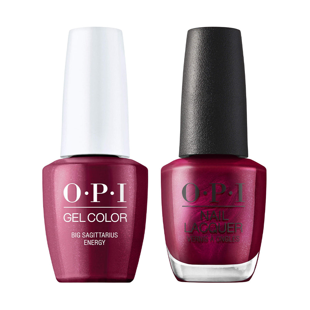 OPI GelColor + Matching Lacquer Big Sagittarius Energy H024 - Universal Nail Supplies
