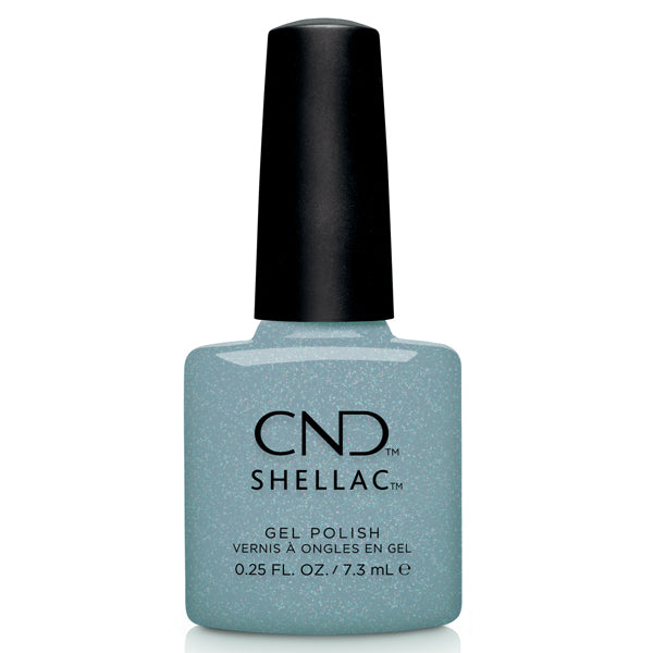 CND Creative Nail Design Shellac - Teal Textile - Universal Nail Supplies