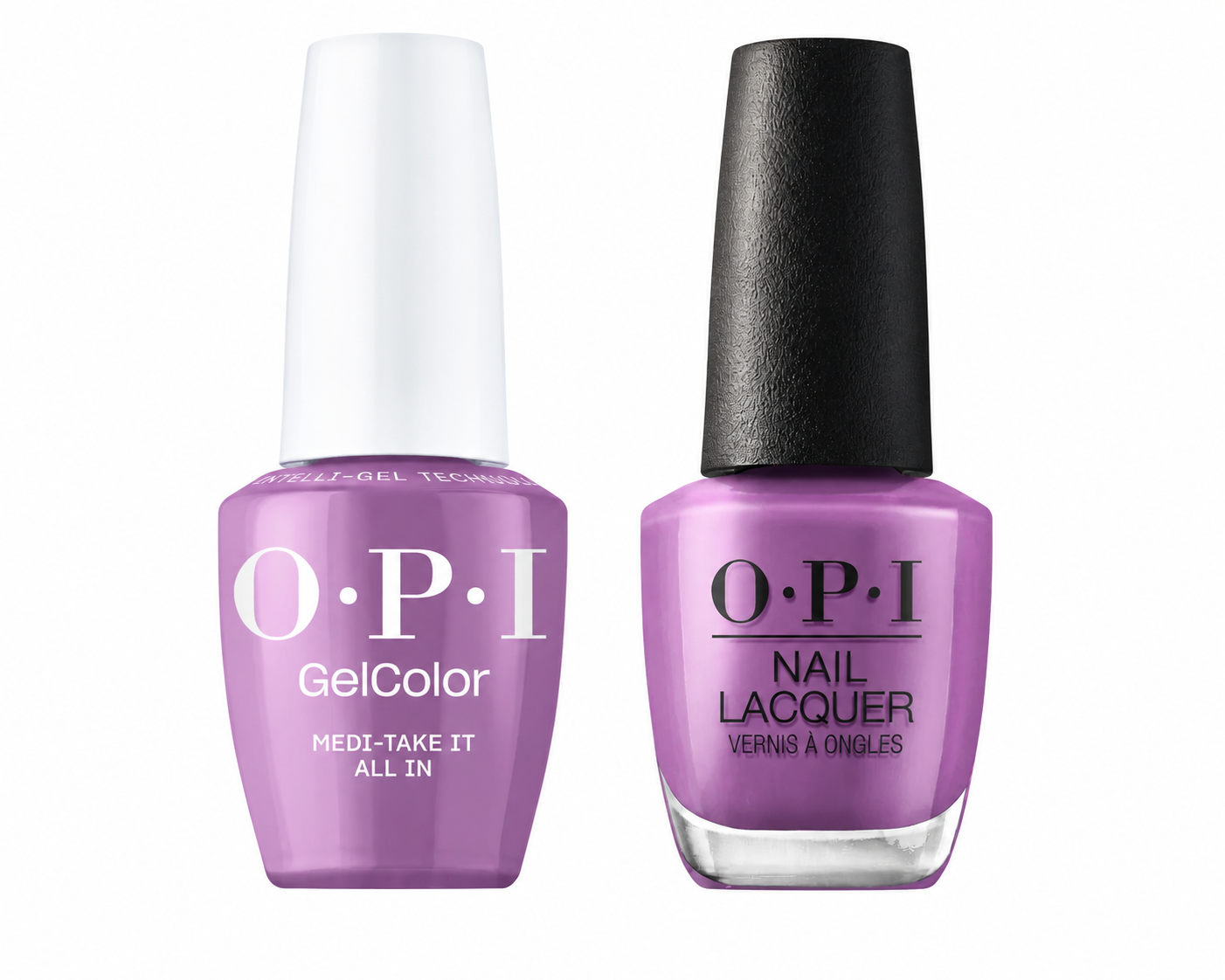 OPI GelColor Intelli-Gel + Matching Lacquer OPI Medi-take It All In GCF003