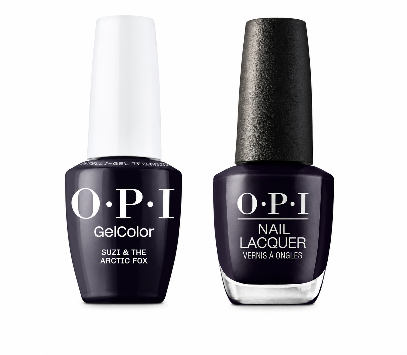 OPI GelColor Intelli-Gel + Matching Lacquer OPI Suzi & the Arctic Fox GCI56