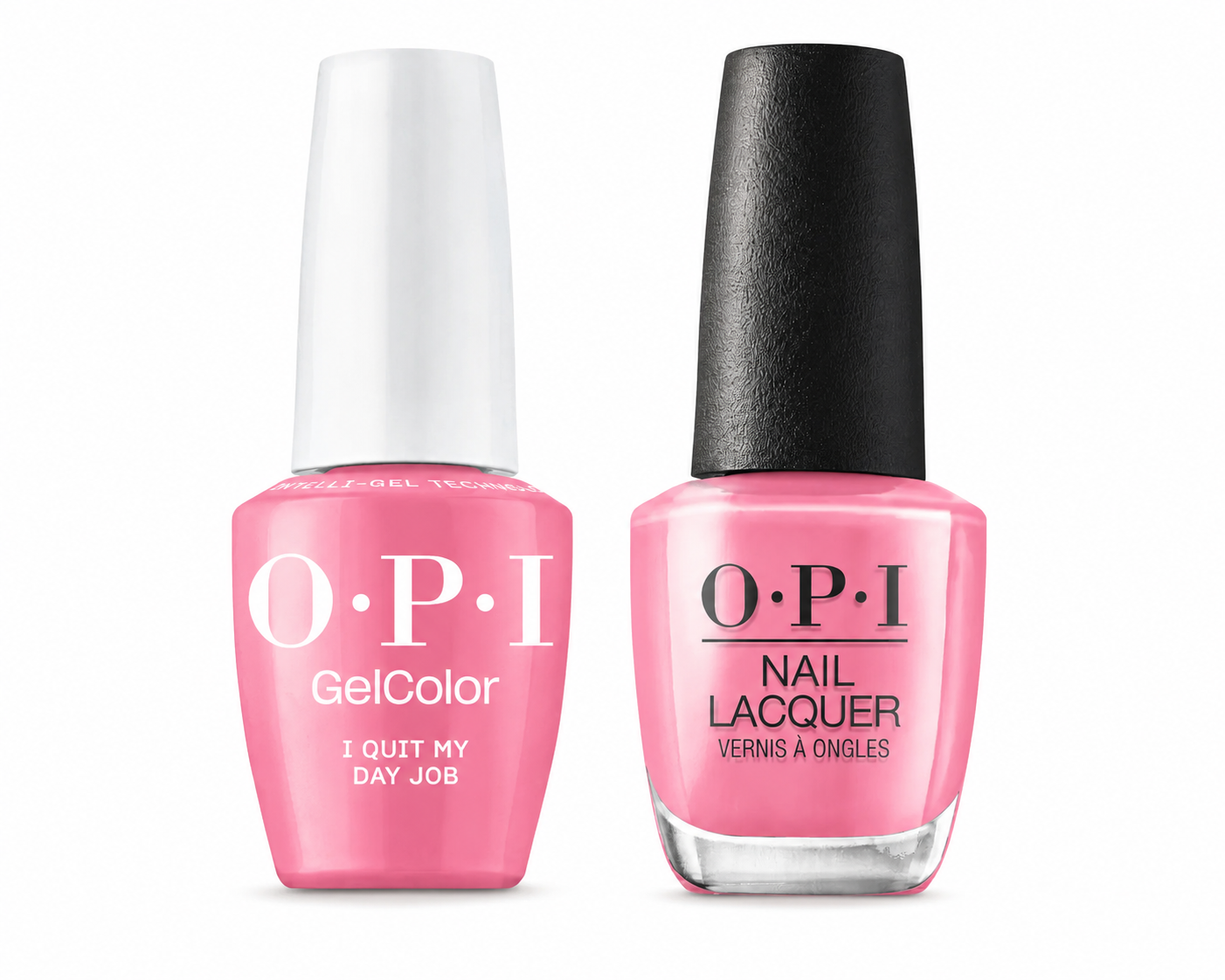 OPI GelColor Intelli-Gel + Matching Lacquer OPI I Quit My Day Job GCLP001