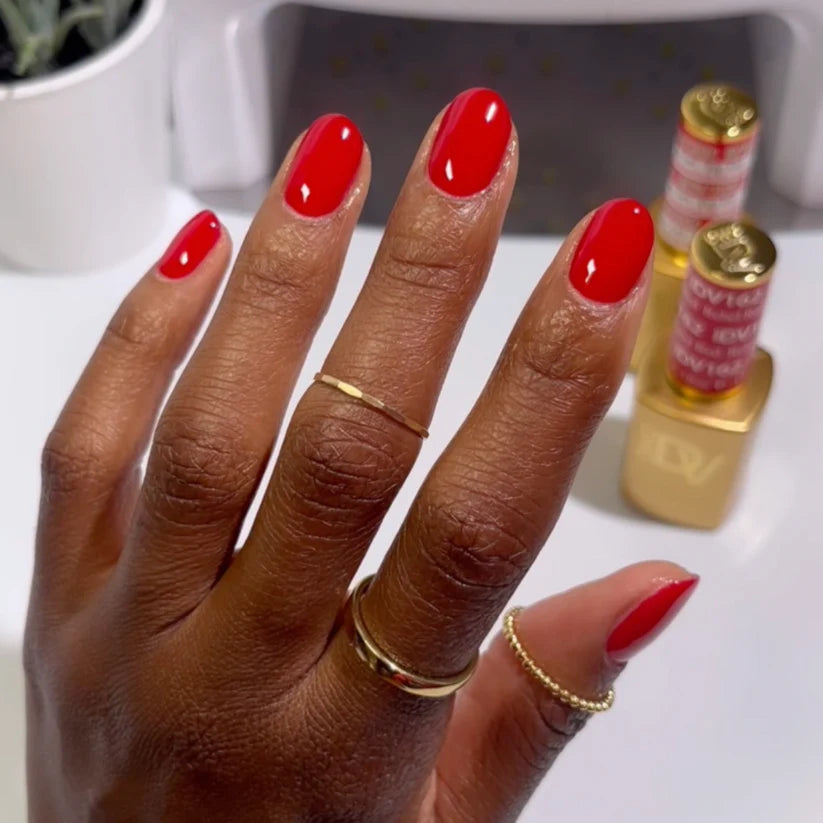 Dnd Diva Duo Gel & Polish -  Rebel Red 162 - Universal Nail Supplies