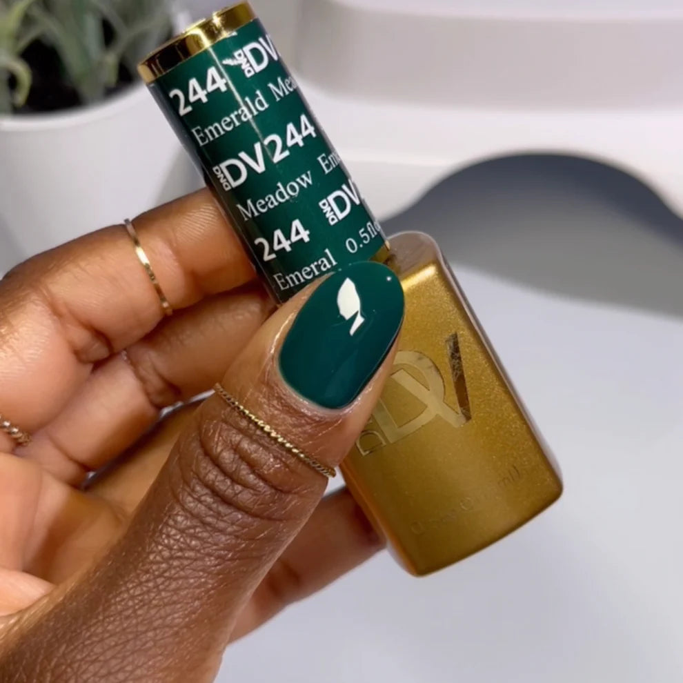 Dnd Diva Duo Gel & Polish - Emerald Meadow 244 - Universal Nail Supplies