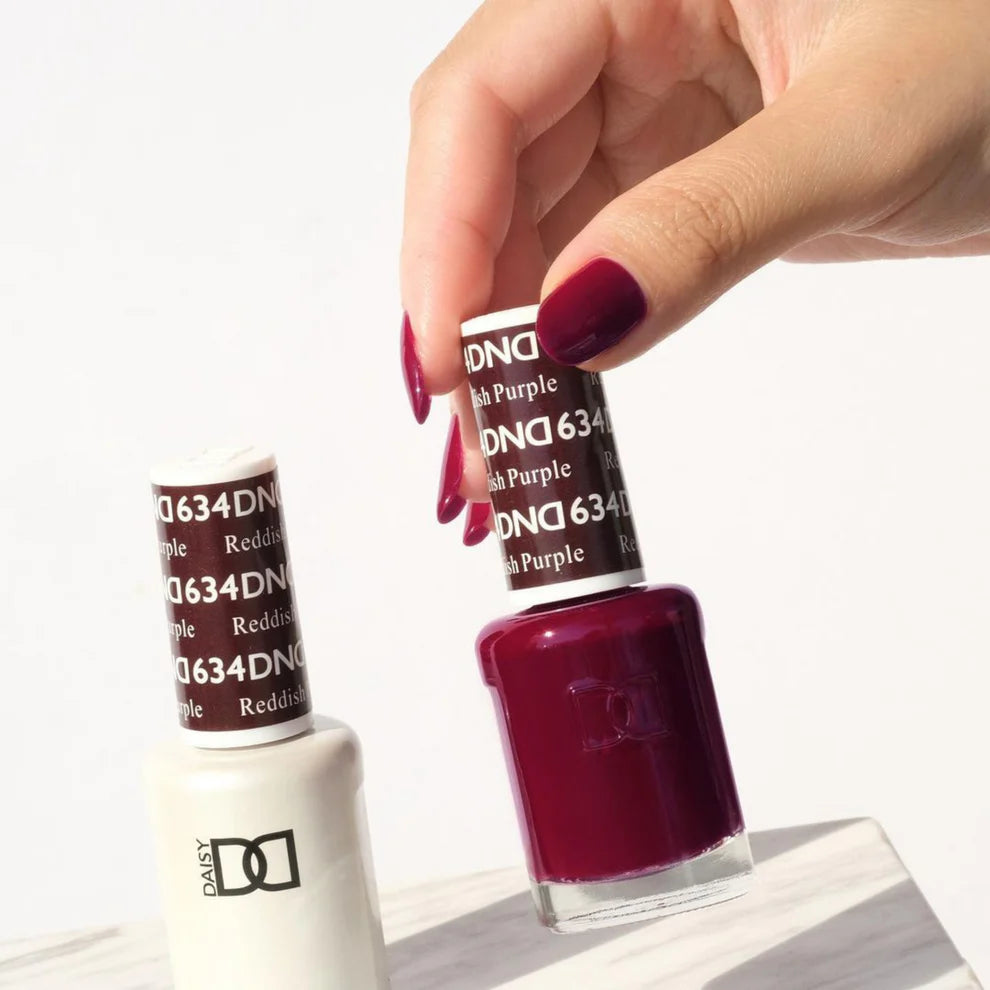 DND Daisy Gel Duo - Reddish Purple #634 - Universal Nail Supplies