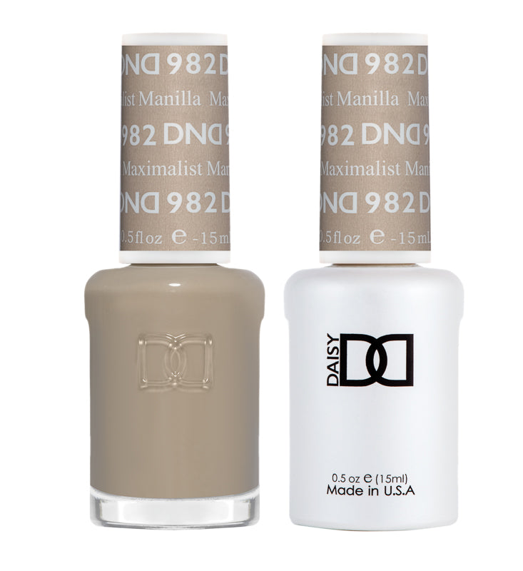 DND Daisy Gel Duo - Maximalist Manilla #982 - Universal Nail Supplies