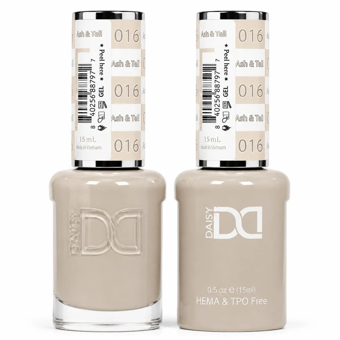 DND HEMA-TPO Free Gel & Lacquer Ash & Tell 016