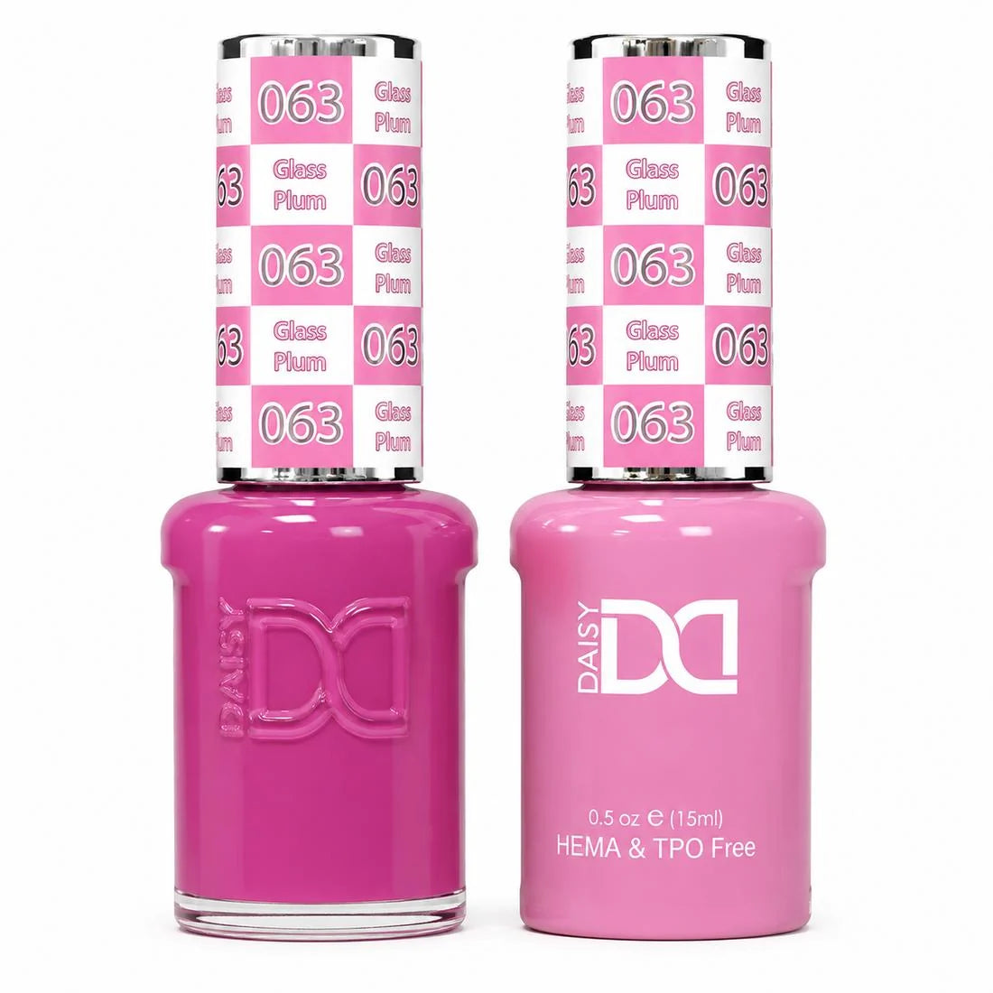 DND HEMA-TPO Free Gel & Lacquer Glass Plum 063