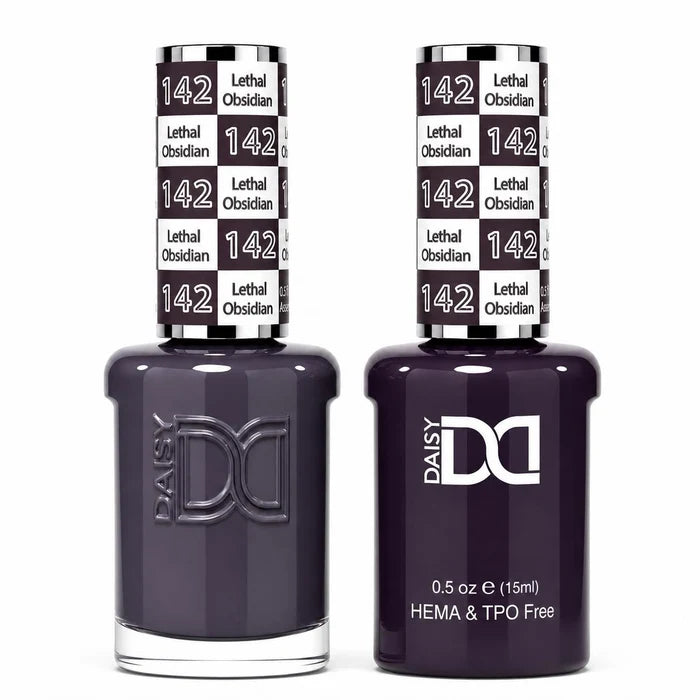 DND HEMA-TPO Free Gel & Lacquer Lethal Obsidian 142