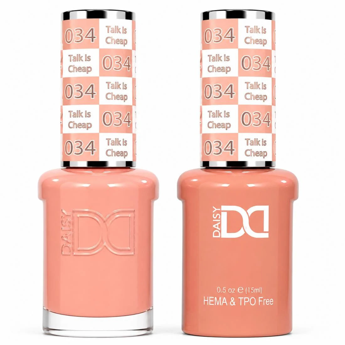DND HEMA-TPO Free Gel & Lacquer Talk Is Cheap 034