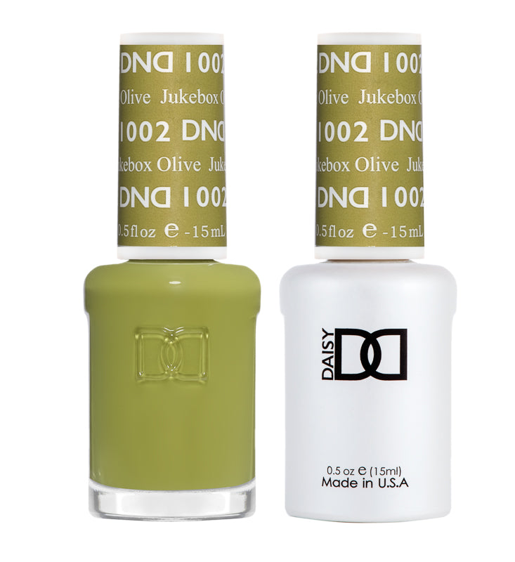 DND Daisy Gel Duo - Jukebox Olive #1002 - Universal Nail Supplies