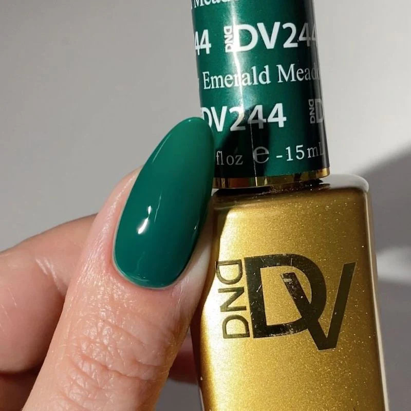 Dnd Diva Duo Gel & Polish - Emerald Meadow 244 - Universal Nail Supplies