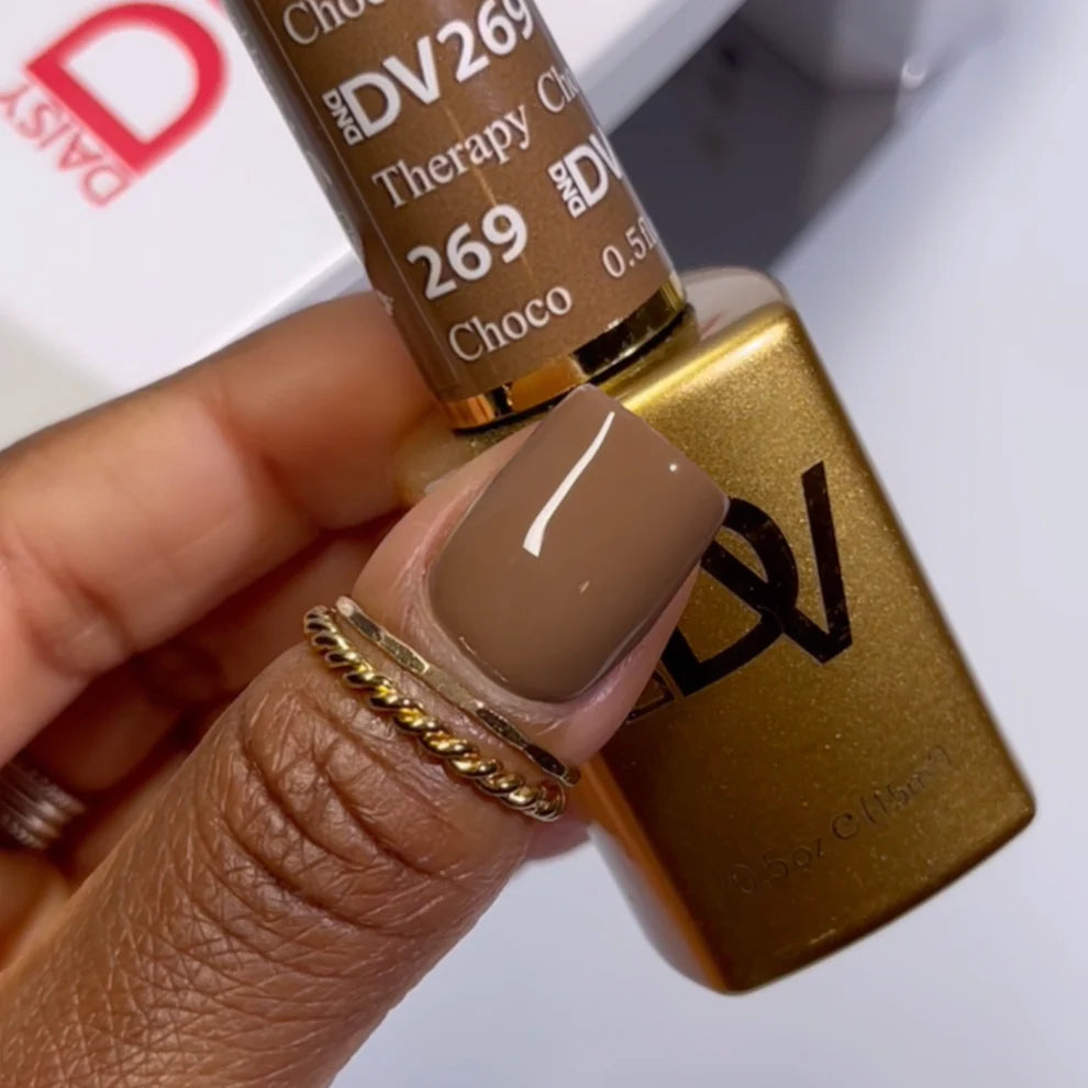 Dnd Diva Duo Gel & Polish - Chocolate Therapy 269 - Universal Nail Supplies