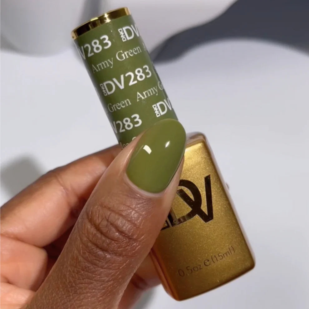 Dnd Diva Duo Gel & Polish - Army Green 283 - Universal Nail Supplies