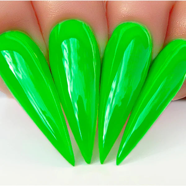 Kiara Sky Gel + Matching Lacquer - Green With Envy #448 - Universal Nail Supplies