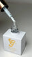Gellicure Pro No Wipe Glitter Top Coat HEMA & TPO FREE 0.5oz - White Glitz #GT01