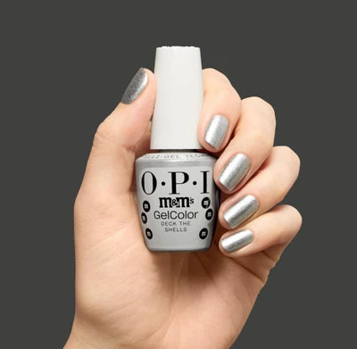 OPI M&M'S Intelli GelColor Deck the Shells GCHPT08 0.5 oz
