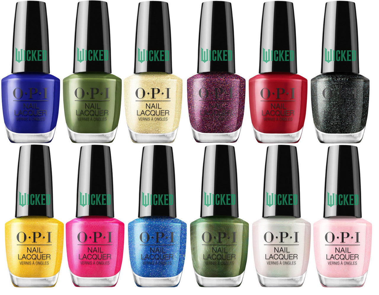 OPI Nail Lacquer Wicked Holiday 2024 Set Of 12 - Universal Nail Supplies