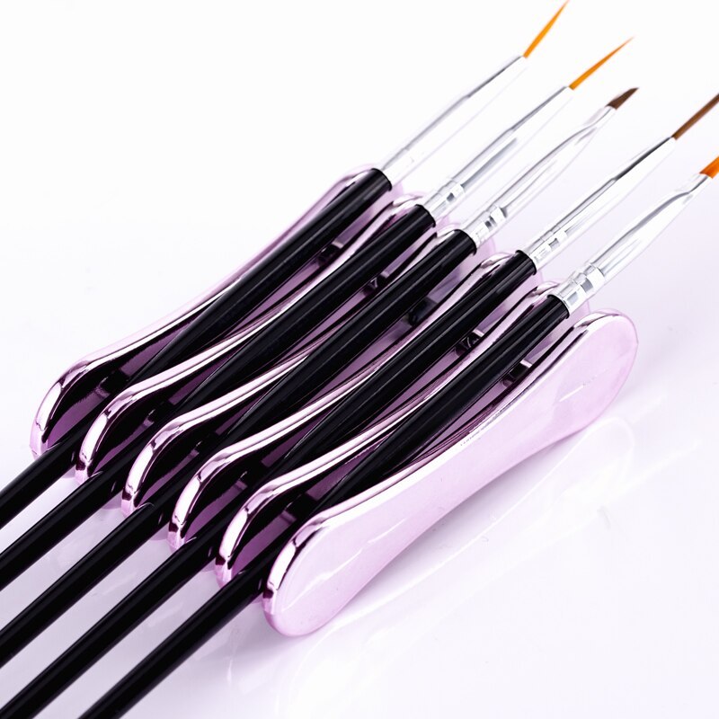 Brush Holder Pen Rest Display Stand Plastic (Purple) - Universal Nail Supplies