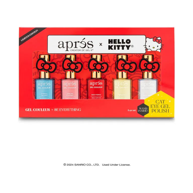 Aprés Hello Kitty® Eye Gel Couleur (Set OF 5) - Universal Nail Supplies