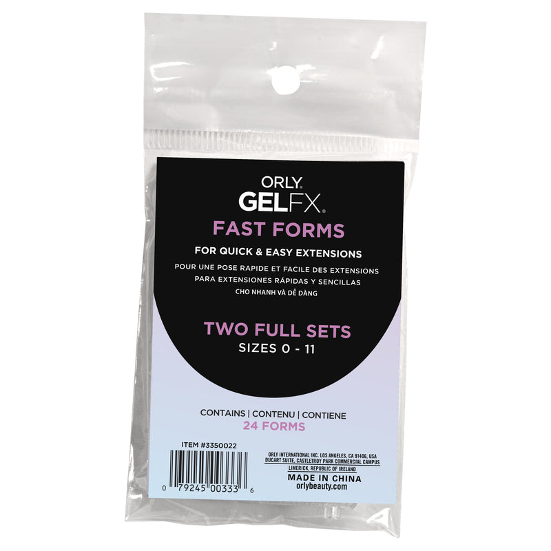 Orly Gel FX - Fast form 24pc Pack - Universal Nail Supplies