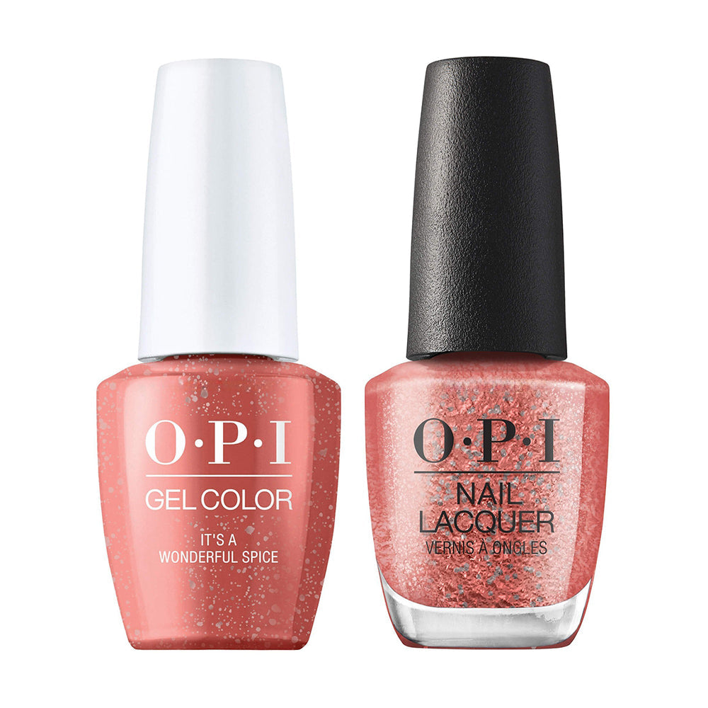 OPI GelColor + Matching Lacquer It's A Wonderful Spice Q09 - Universal Nail Supplies