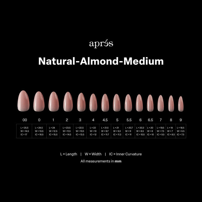 Aprés Gel-X Kuromi™ Natural Almond Medium Bow Cut Out Box Of Tips (280PCS, 14 SIZES) - Universal Nail Supplies