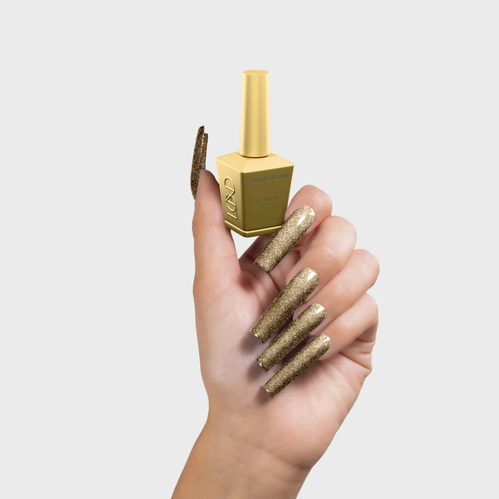 Chaun Legend Gel Nail Polish Under The Mistle-gold LG5081