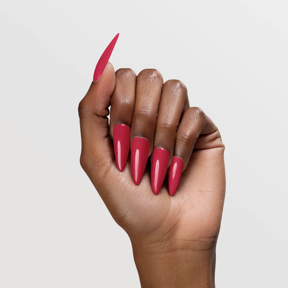 Chaun Legend Professional Nails gel nail polish in Kiss My Cheeks LG5089, featuring vibrant pink color on a smooth nail surface.