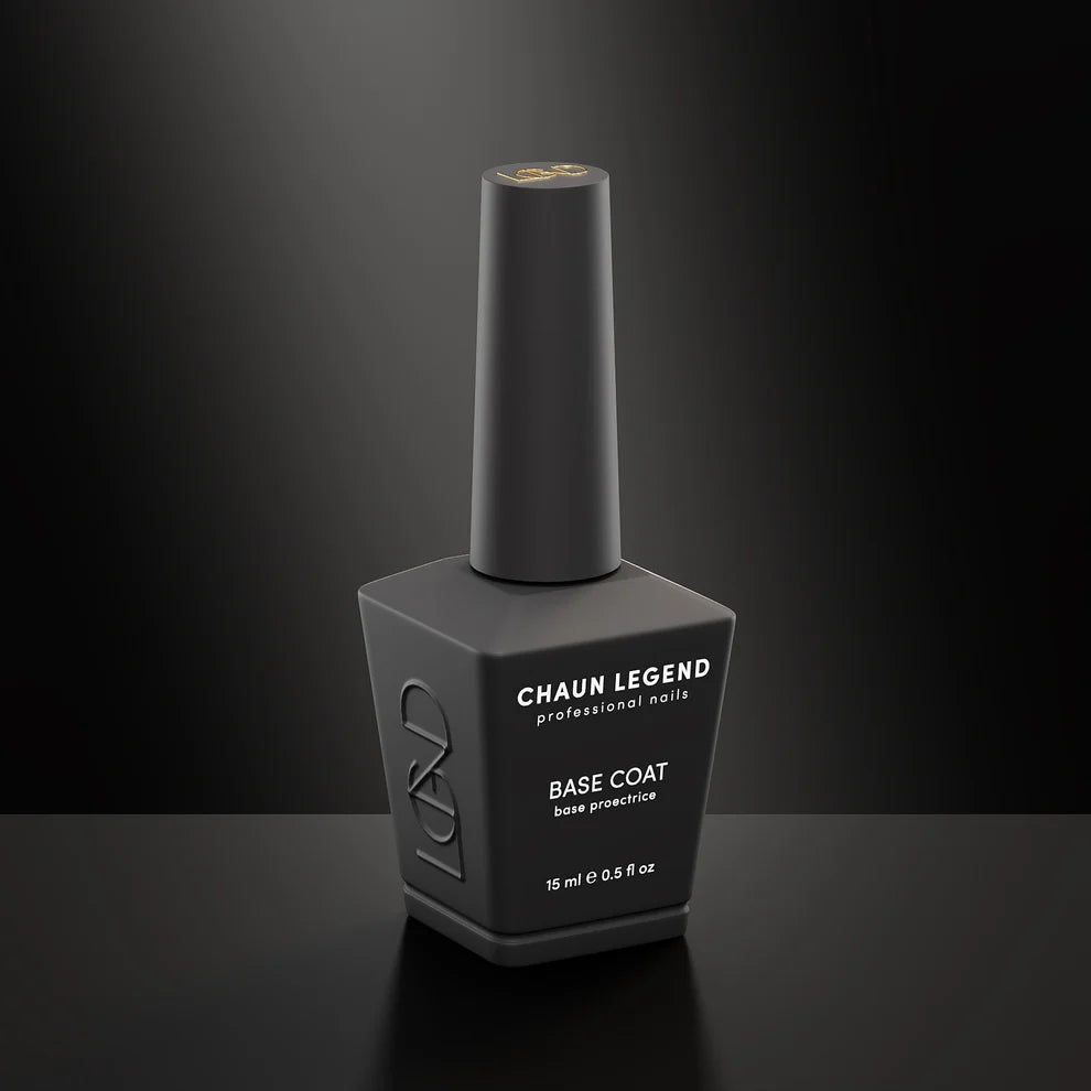 Chaun Legend Professional Nails base coat bottle, 15mL (0.5oz), with a sleek design and label showing product details.