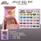 Pyramid Jelly Gel Kit .5oz - 33 colors + 1 Tip - Universal Nail Supplies