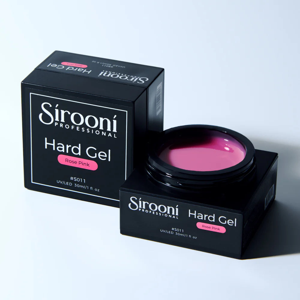 Sirooni Hard Gel - Rose Pink 30ml - Universal Nail Supplies