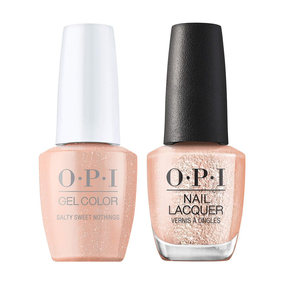 OPI GelColor + Matching Lacquer Salty Sweet Nothings Q08 - Universal Nail Supplies